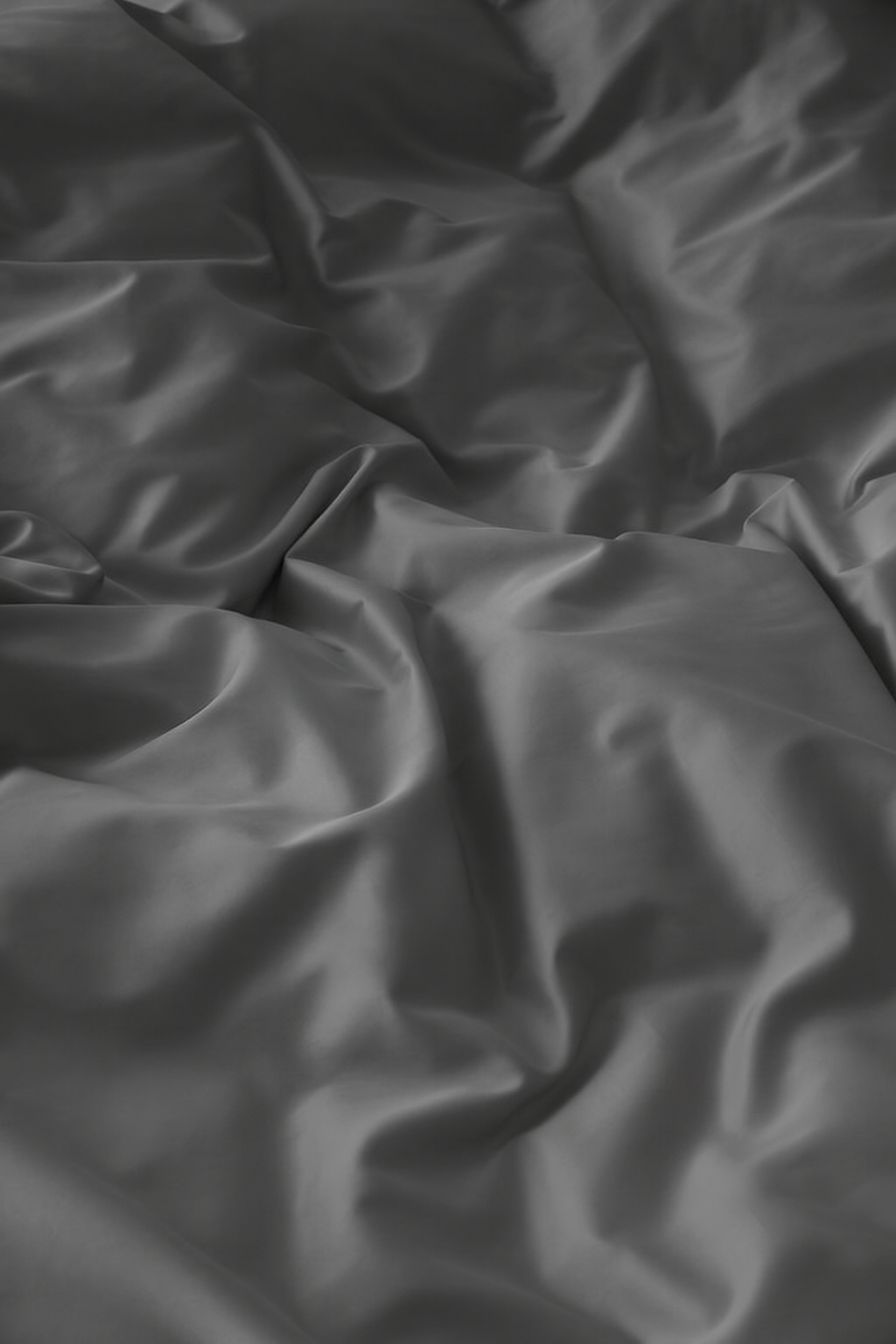 LELA premium Deckenbezug mit Fußtasche - grau